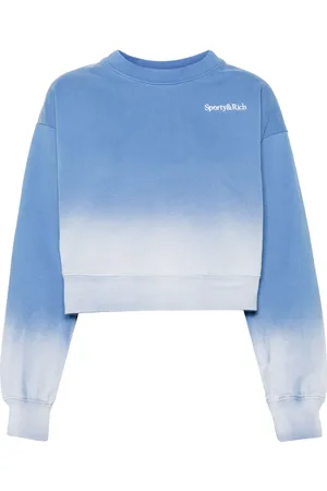 Sporty & Rich Sweat crop à logo brodé