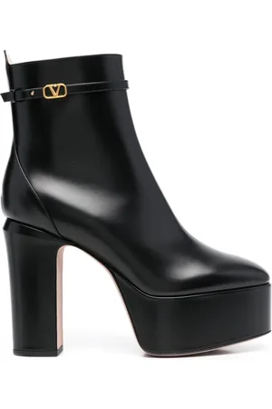 VALENTINO GARAVANI Bottines 125 mm à boucle logo