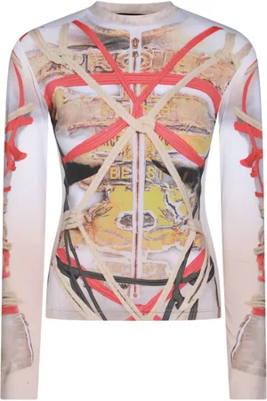 Y / PROJECT T-shirt à imprimé géométrique