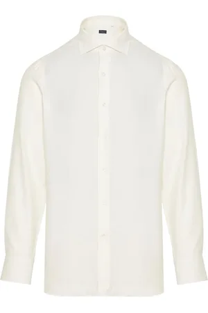 Finamore Chemise à col italien