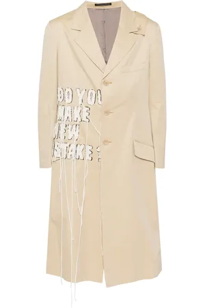YOHJI YAMAMOTO Blazer à patch slogan