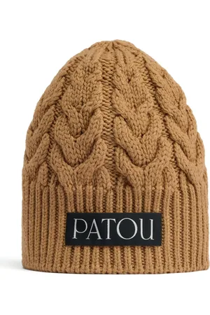Patou Bonnet en maille torsadée