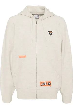A Bathing Ape Cardigan zippé à logo