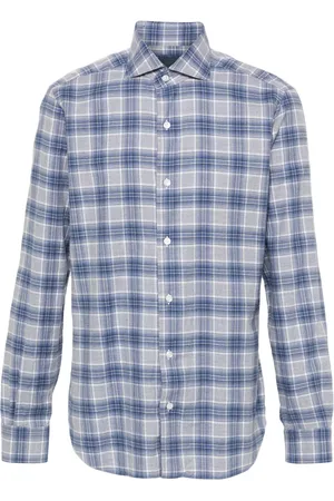 BARBA Chemise à carreaux