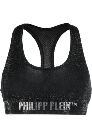 Philipp Plein Soutien-gorge à ornements en cristal
