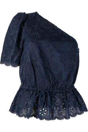 Ralph Lauren Chemise en coton à œillets brodés