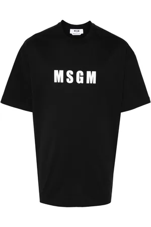 Msgm T-shirt en coton à logo imprimé