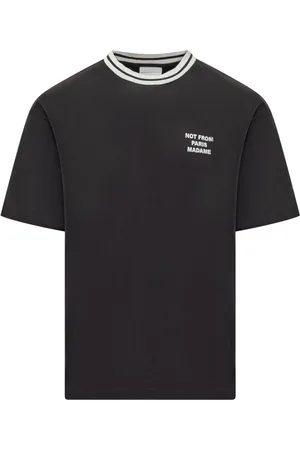Drôle de Monsieur T-shirt à slogan imprimé