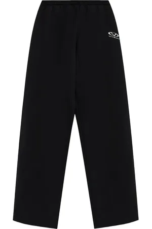 Vetements Pantalon en coton à logo imprimé