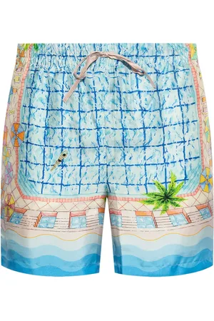 Casablanca Short Le Plongeon en soie