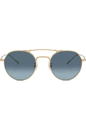Oliver Peoples Lunettes de soleil Reymont à monture ronde