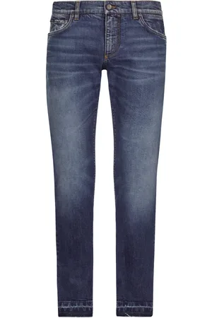 Dolce & Gabbana Jean droit à plaque logo