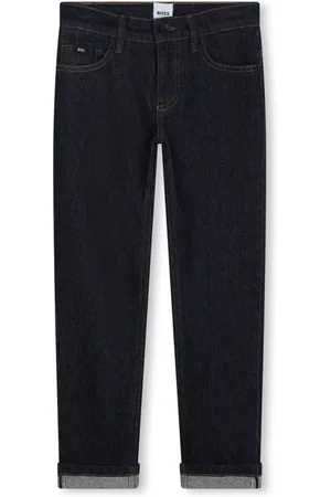 HUGO BOSS Jean droit à taille mi-haute