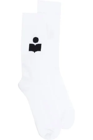 Isabel Marant Chaussettes Siloki à logo intarsia