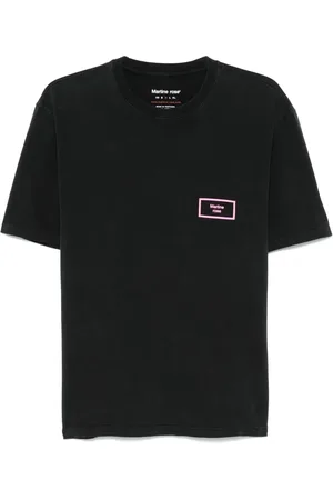 MARTINE ROSE T-shirt à logo en relief