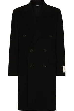 Dolce & Gabbana Manteau en laine à boutonnière croisée
