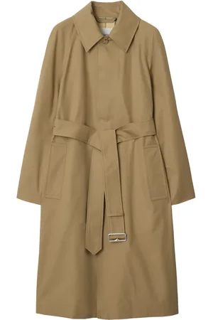 Burberry Manteau boutonné à taille ceinturée