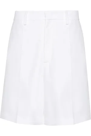 VALENTINO GARAVANI Short en coton à plis marqués