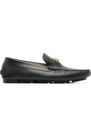 VERSACE Mocassins La Medusa en cuir