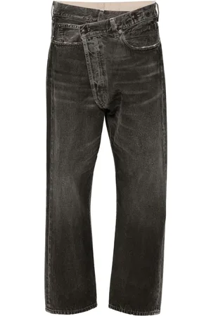 R13 Jean à design croisé