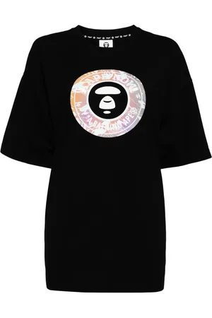 A Bathing Ape T-shirt en coton à imprimé graphique