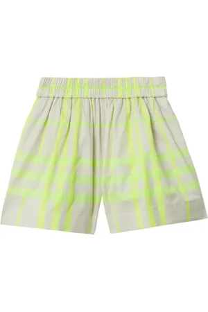 Burberry Short en coton à carreaux