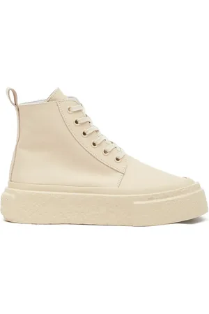 Maison Margiela Baskets en cuir à lacets