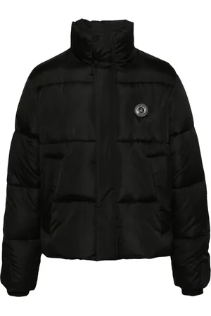 Roberto Cavalli Veste bomber à logo appliqué