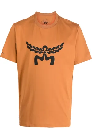 MCM T-shirt en coton biologique à logo Laurel
