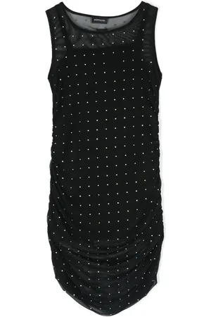 MONNALISA Robe sans manches à ornements strassés