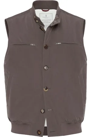 Brunello Cucinelli Gilet à boutonnière