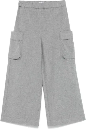 Il gufo Pantalon à taille palazzo
