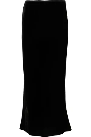 V:PM ATELIER Jupe mi-longue Burlesque en velours