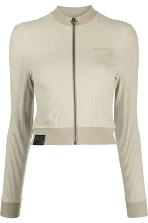 Izzue Pull nervuré à fermeture zippée
