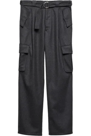Prada Pantalon en laine à pinces