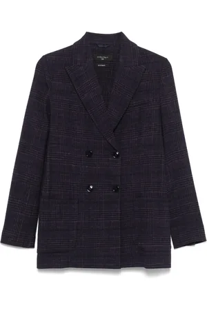 Circolo Blazer croisé à carreaux