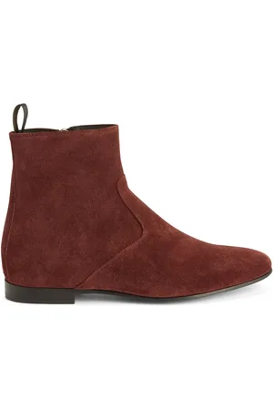 Giuseppe Zanotti Bottines en daim à empiècements