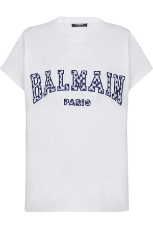 Balmain T-shirt Paris à carreaux vichy