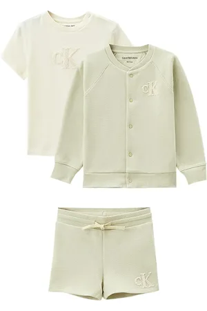 Calvin Klein Ensemble t-shirt-short à logo floqué