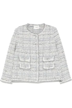 B+AB Veste en tweed à encolure ronde