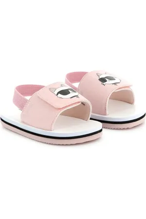 Karl Lagerfeld Sandales à imprimé Choupette
