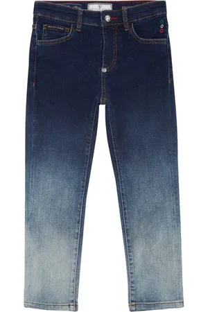 Philipp Plein Jean droit à effet dégradé
