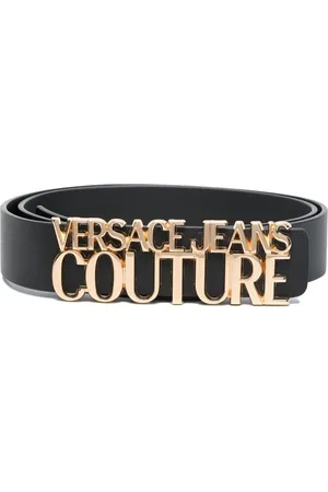 VERSACE Ceinture en cuir à détail de logo