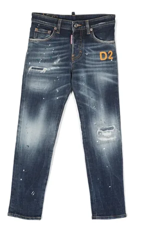 Dsquared2 Jean droit à logo imprimé