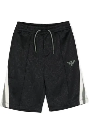 Emporio Armani Short à logo en jacquard