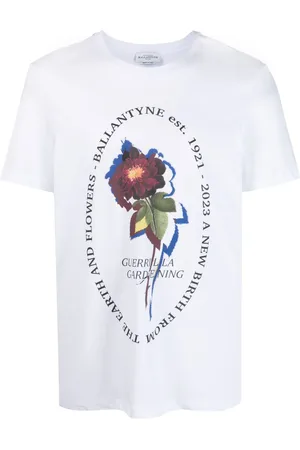 BALLANTYNE T-shirt en coton à imprimé graphique