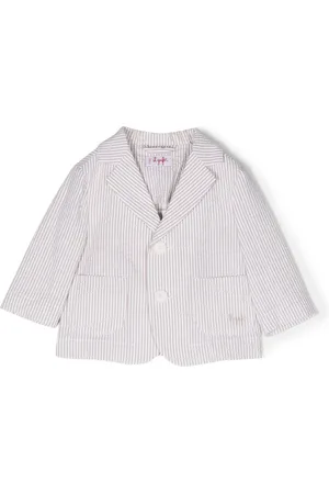 Il gufo Blazer rayé à simple boutonnage