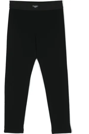 Dolce & Gabbana Legging droit à logo appliqué