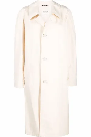 Maison Margiela Manteau mi-long à simple boutonnage
