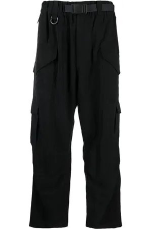 Y-3 Pantalon ceinturé à poches cargo
